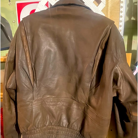 Leather Bomber - Picture 2 of 5